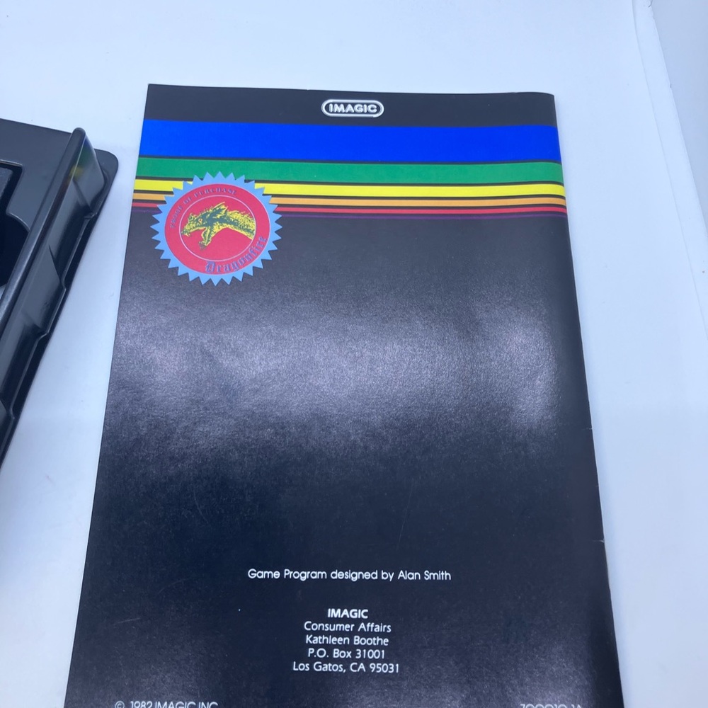 Mattel Dragonfire Video Game Cartridge Imagic intellivision - Picture 8 of 11
